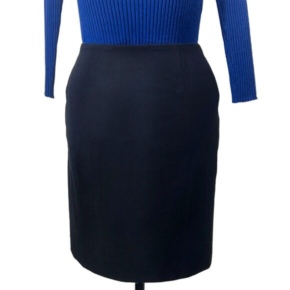 Anne Klein Black Suit Skirt Size 2 - Picture 11 of 13